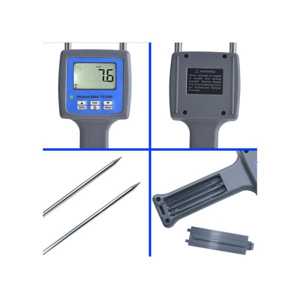 TK100W Sawdust Moisture Meter Lightweight With Automatic Temperature Compensation