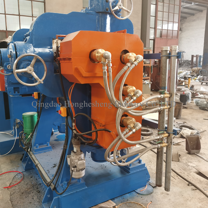 Three Rolls Rubber Calender Mill 0.2MM For Double Side Coating