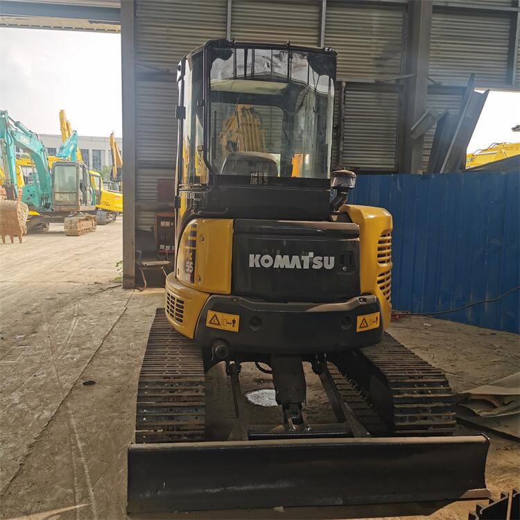1600 Working Hours Komatsu PC55MR Excavator Used Crawler Excavator With Dozer Blade