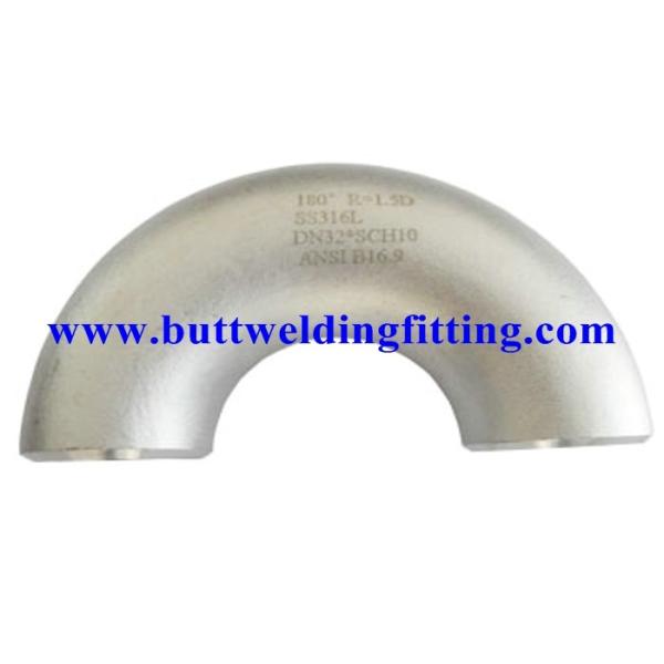 L / SR Tubing Stainless Steel Elbow Inconel 625 180 Degree Pipe Elbow