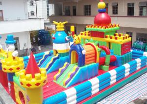 China Disney Theme Inflatable Party With Climbing Rock Water Proof on sale