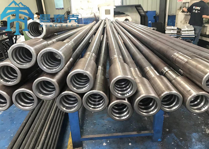 Black Forging Mining Drill Rod Carbon Steel Material