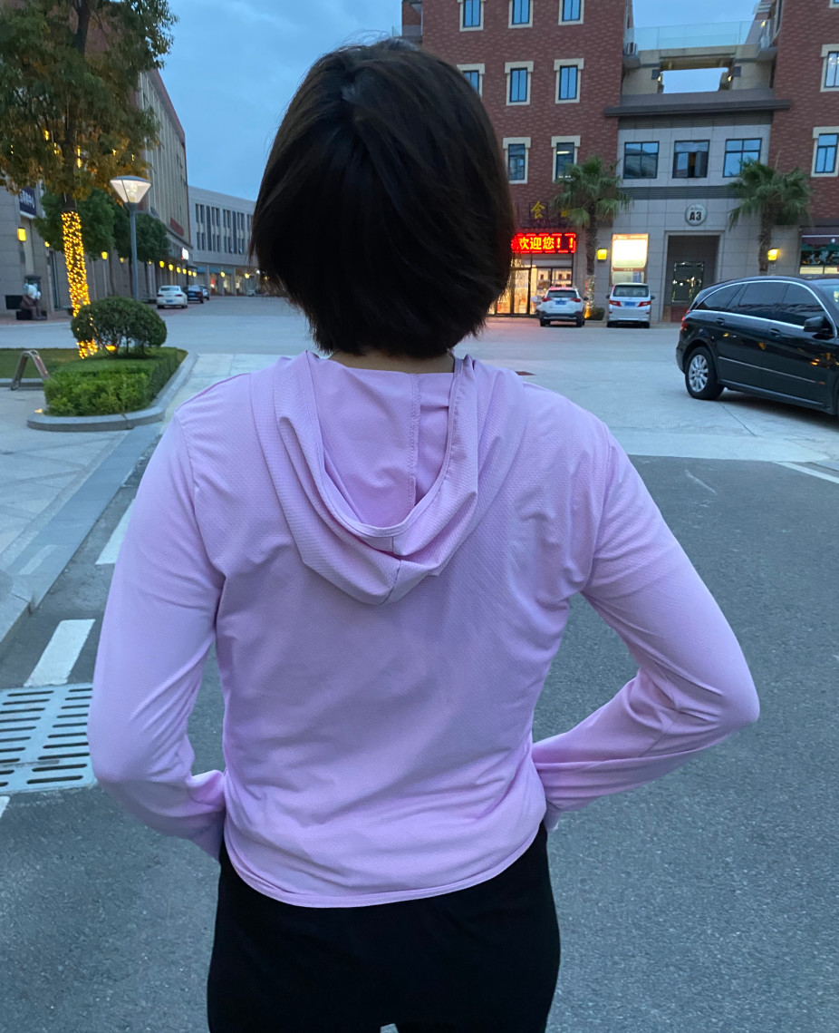Casual 88% Polyester 4 Way Spandex Ladies Active Jacket For Autumn