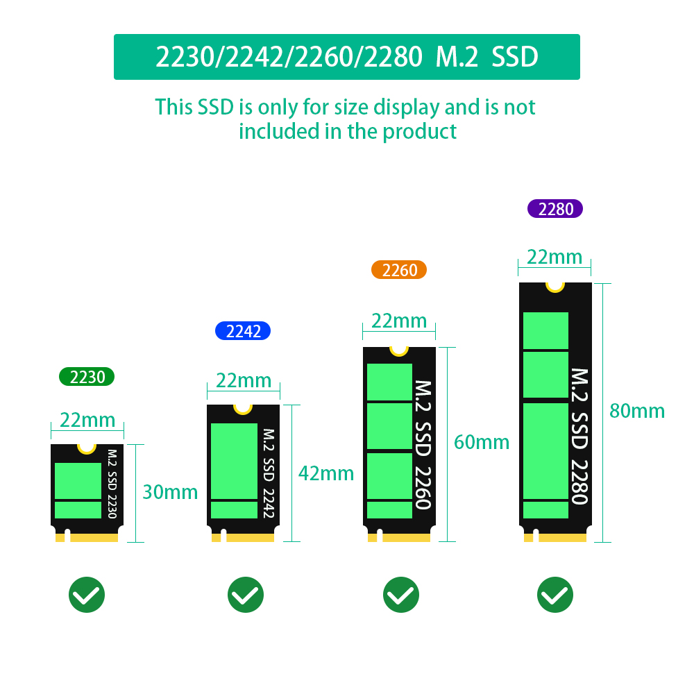 ZYX M.2 NVMe SSD to SFF-8611 8612 Adapter 6Gb/s Bandwidth