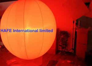 China 1.3M 2M Inflatable Lighting Decoration Sphere Crystal Balloons With DMX512 Box on sale