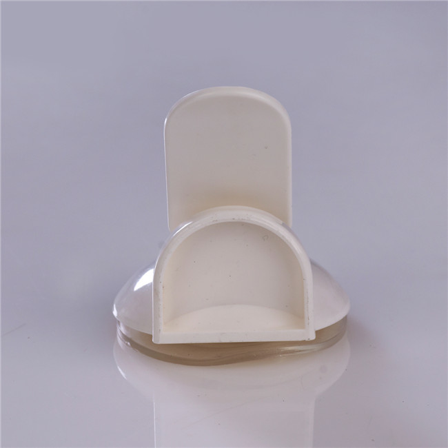 White Closet Sliding Glass Door Child Safety Window Locks 7.4 x 5.5 x 3.6 CM