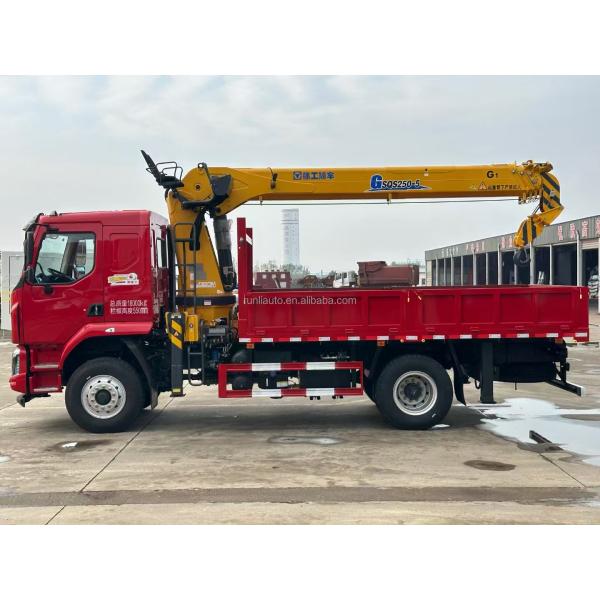 Factory DFAC DongFeng Dump Truck Mounted With Crane