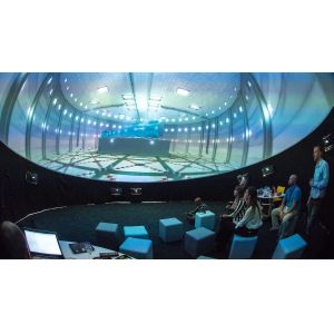360 Degree Immersive Dome Projector Screen Planetarium Theater