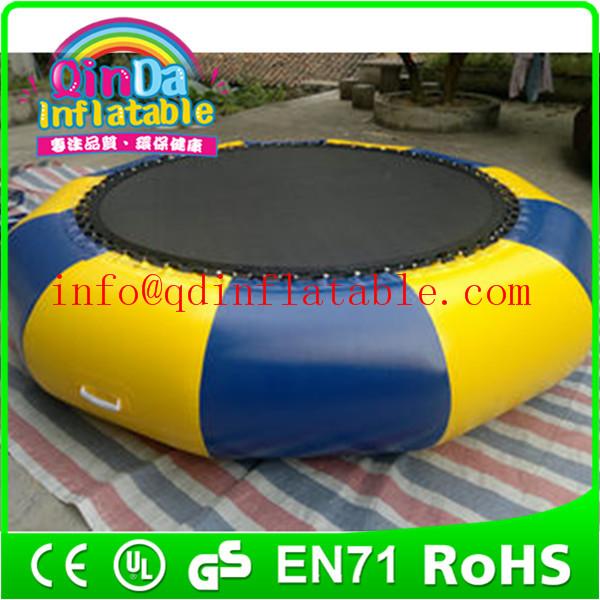 Cheap inflatable water trampoline for sale, inflatable trampoline on water Trampoline for kids for sale