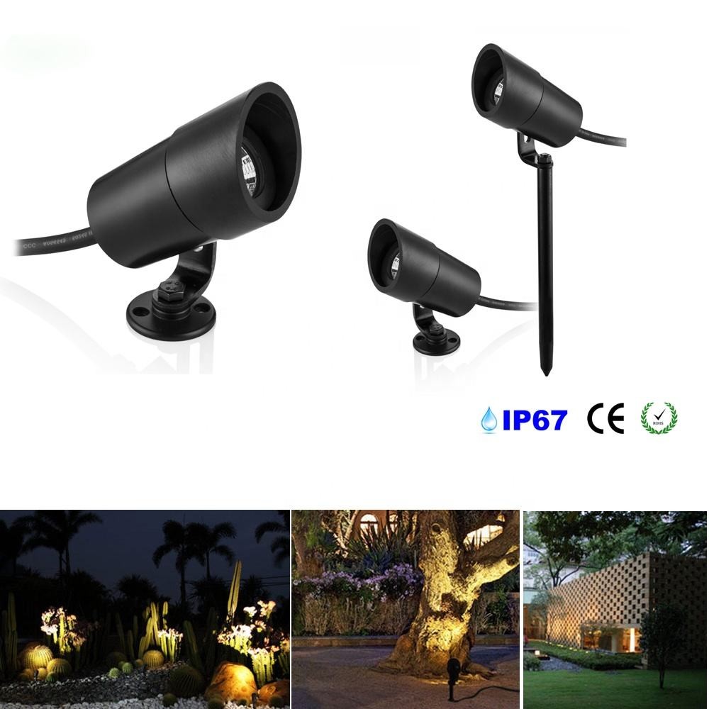 Park Lighting 3W landscape Led Light DC12-24V Low voltage IP67 Waterproof LED Garden Light Outdoor Lighting