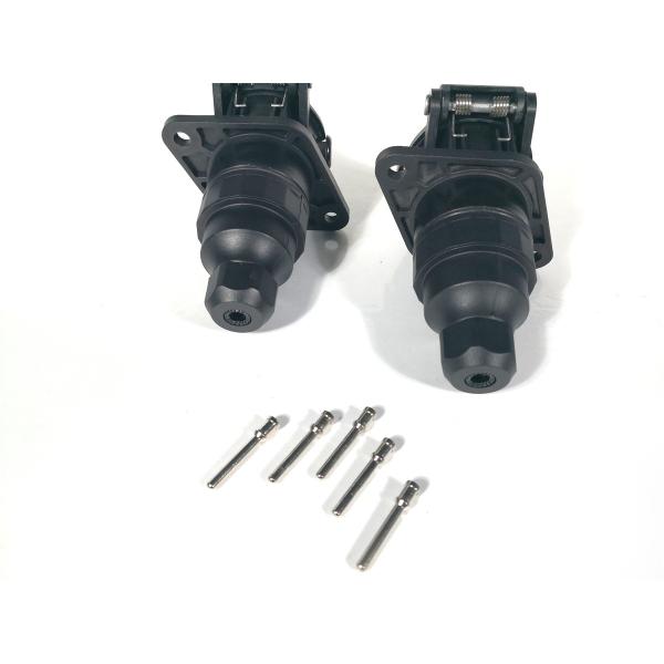 24v 5 Pole ABS Trailer Plug Socket Crimp Type ISO7638 Certification