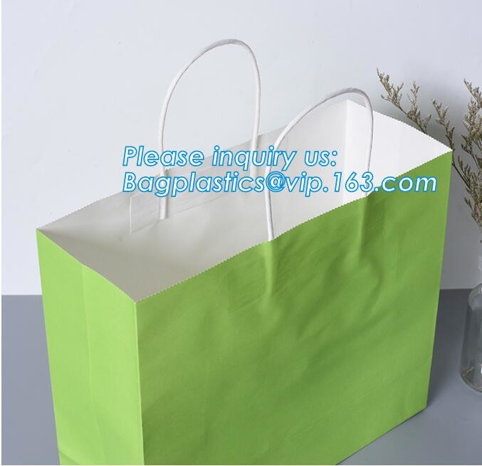 Handle Kraft Paper Flower Bag Wedding Confetti Cones Shaped Bouquet Bag Plant Bag Creative Flowers Holder Wrapping Gift