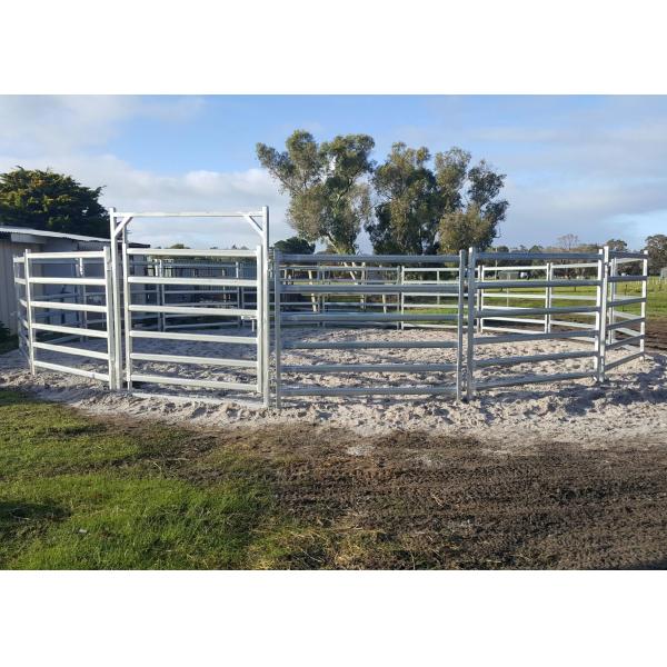 Durable Anti Rust Paint Heavy Duty Cattle Panel 6 Bars Portable 120g/M2 Zinc Coated