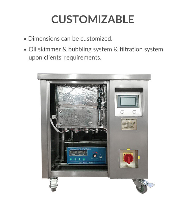 PLC Industrial GT SONIC Cleaner With Dual Frequency Adjustable Power