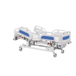 Quality Three Crank Patient Bed Manual Hospital Bed With  Luxurious Central Locking Castors wholesale