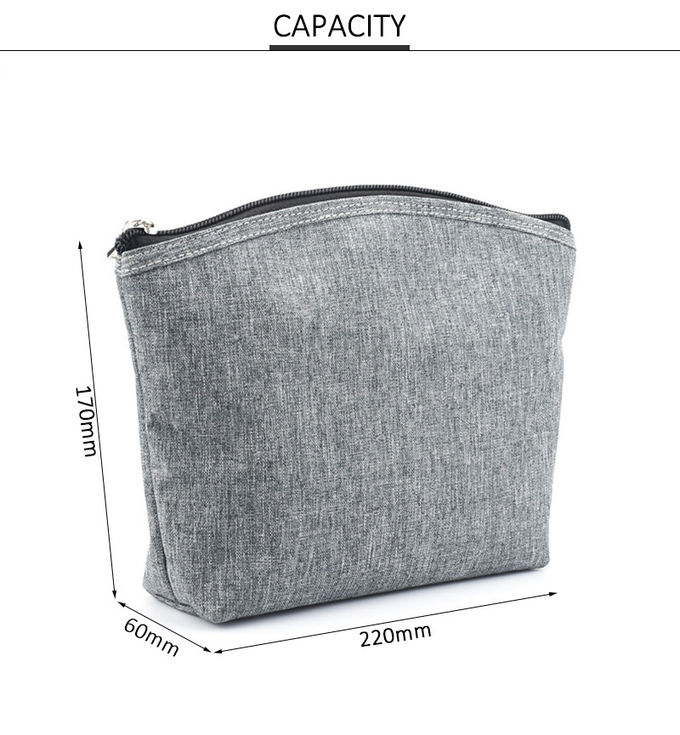 Multi-Function Pure Color Blank Portable Travel Makeup Cosmetic Bag
