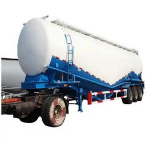 Quality High Load 30-80Ton  4 Axle Bulk Cement Semi Trailer Stainless Steel Aluminum Vertical Silo Type Dry Powder Truck Trailer wholesale