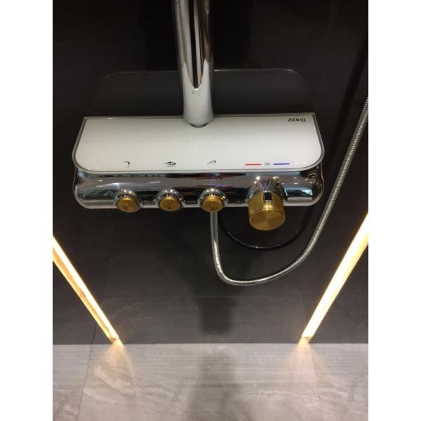 Ating AT-H005A Contemporary thermostatic shower mixer sets for wholesalesaluminum alloy body 304 SS tubes healthy