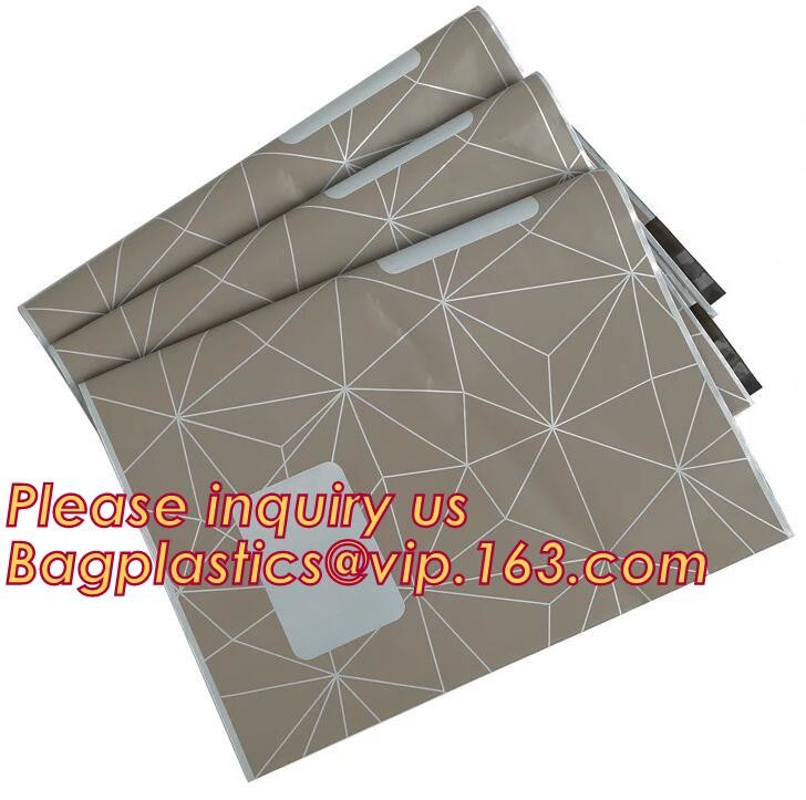 Die cut handle custom compostable biodegradable cornstarch made plastic mailing bags,Cornstarch made biodegradable compo