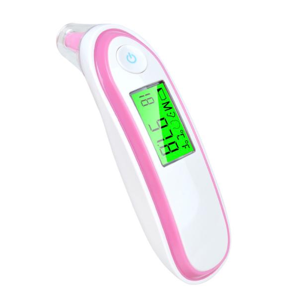 Cheap LCD Display Ear Forehead Thermometer , Head And Ear Thermometer Easy Reading for sale