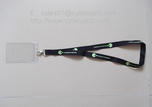 polyester ID tag lanyards ID badge lanyards
