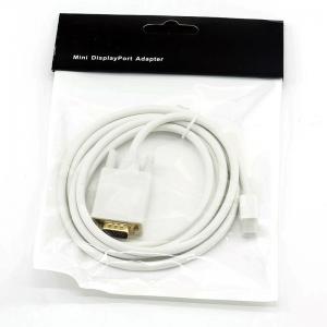 Quality HD Male To Male 1080P Mini Displayport To VGA Adapter Computer To Projector wholesale