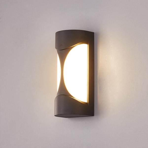 Aluminum+Acrylic manufacturer vertical 12W outdoor wall lighting fitting