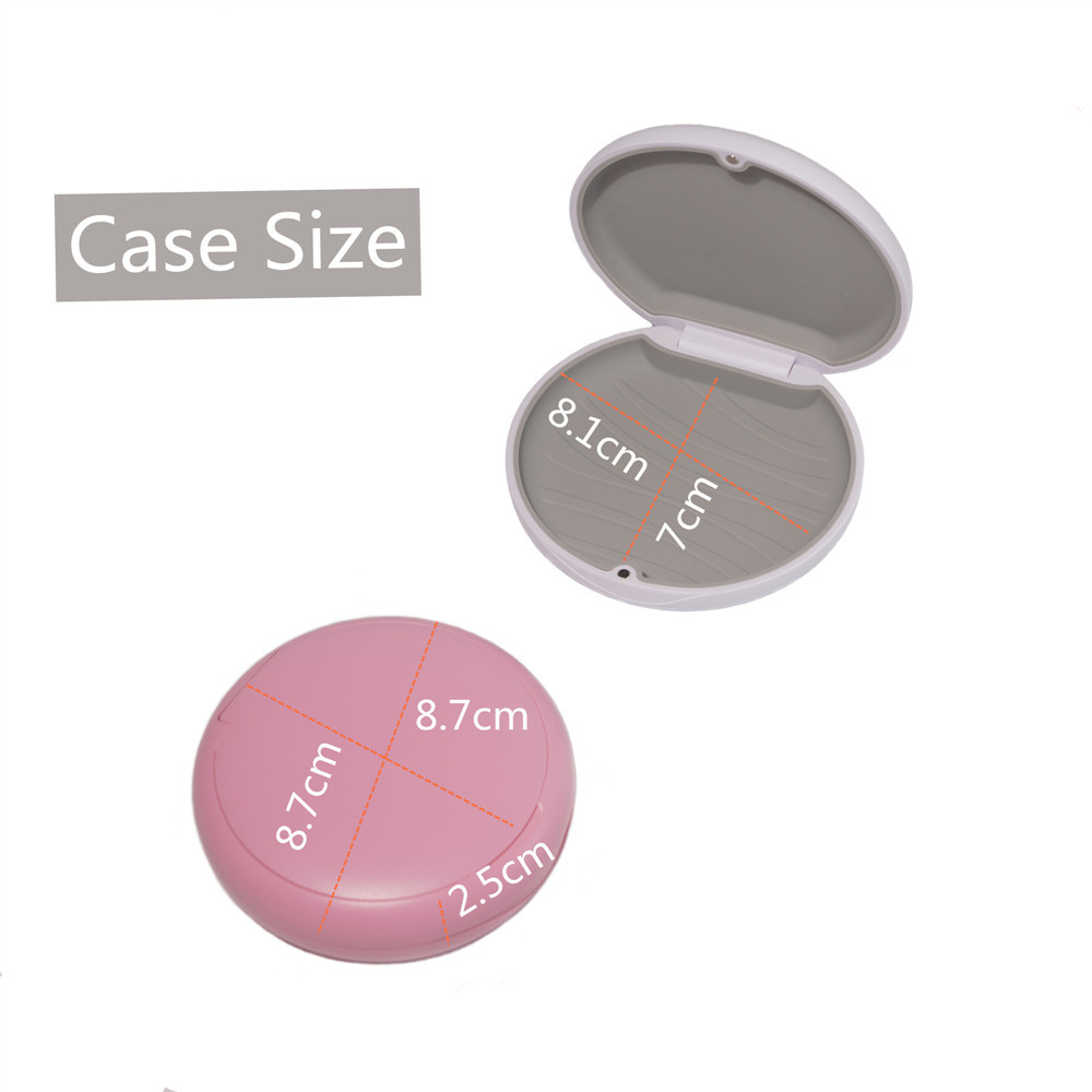 Small Dental Invisalign Case Holder , Black Retainer Case For Traveling