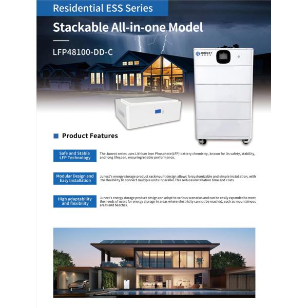 Stackable Floor Standing Lithium Battery Home Solar Portable Power Station Mobile