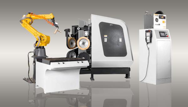 Flexible Robotic Arms Faucet Grinding Industrial Polishing Machine Copper