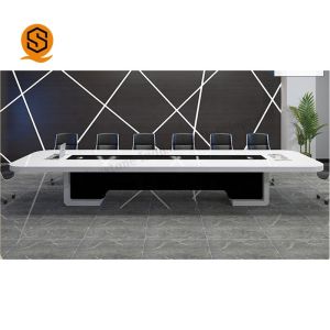 Rectangular Executive Conference Room Tables Solid Surface Free Design
