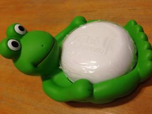 China Animal Design Bathroom Plastic Soap Dish , Duck / Frog Soap Dish Non Phthalate Vinyl on sale