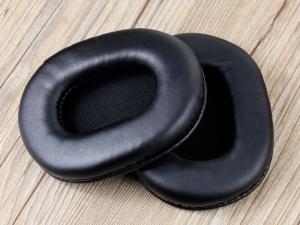 China Black Headphone Leather Cover Soft Foam PU Material For Sony MDR-7506 on sale
