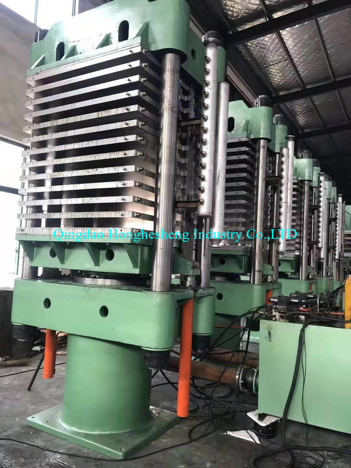 EVA Yoga Mat Foaming Press Machine Hydraulic Rubber Hot Vulcanizing Press