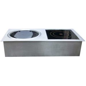 Buy cheap 3500W 2 Burners Induction Cooker Industrial Kitchen Equipment CE / ISO9001 from wholesalers