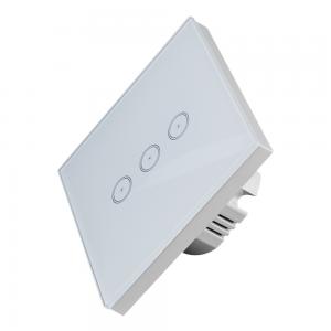 China EU Standard Smart Wall Switch Wifi Home Automation , Wifi Remote Light Switch on sale
