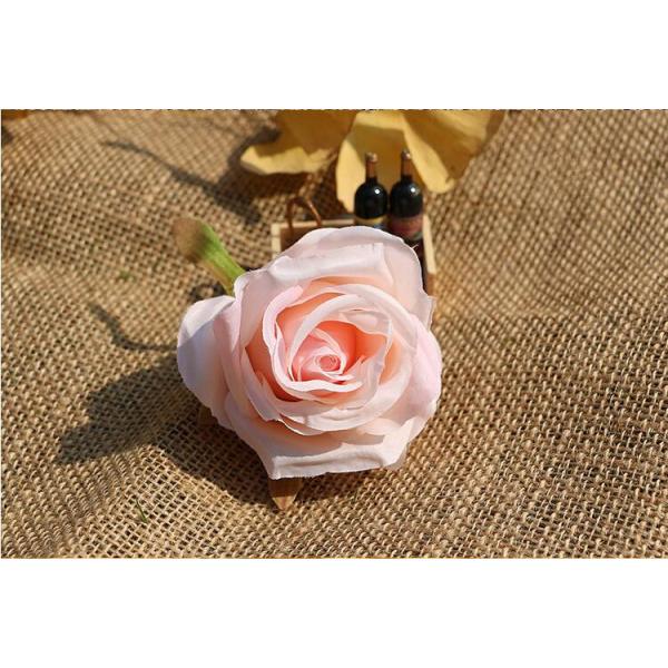 UVG FBL02 silk roses artificial flower head for wedding flower wall backdrop use