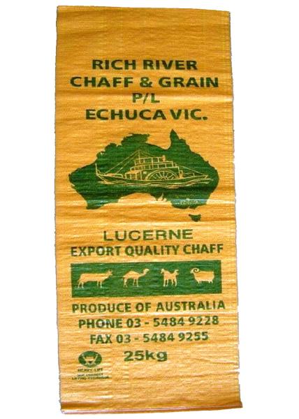 Waterproof Recycled Woven Polypropylene Bags , Fertilizer Packaging Bags 25KG /