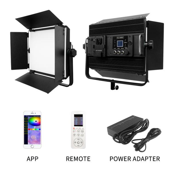 Cheap 12000lm RGB LED Panel Photography DMX Multi Control SMD Camera Video Lighting Equipment for sale