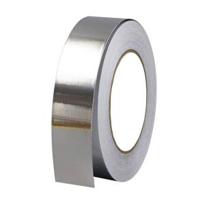 China 18 Micron Fireproof Aluminum Foil Tape Rubber Resin Adhesive on sale