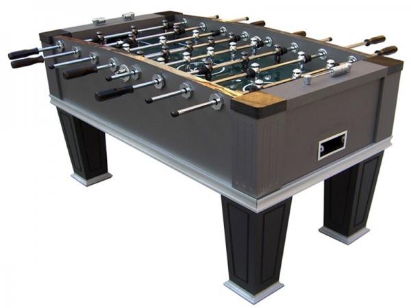 Cheap High Grade Football Game Table 5FT Marble Tournament Soccer Table With Wood Handle for sale