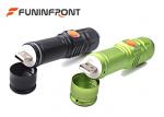 USB Rechargeable CREE XM-L T6 Zoom LED Flashlight 3 Modes with Built-in Battery