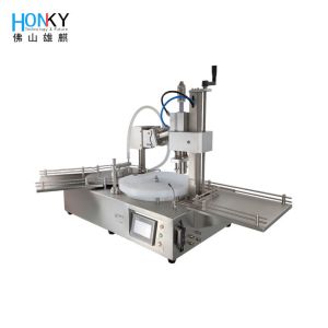 Quality Automatic Desktop 15ml Vial Filling Capping Machine With Ceramic Pump wholesale