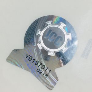 Self Adhesive Holographic Security Labels With Custom Printing Logo