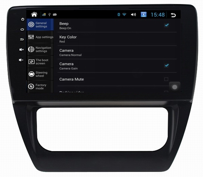 Ouchuangbo VW Sagitar atuoradio DVD gps navi android 4.2 big screen suupport 8G flash Quad-Core canbus