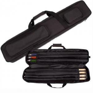 Quality Soft Custom Sports Bags Pool Cue Carrying Case For 2 Sticks Games wholesale