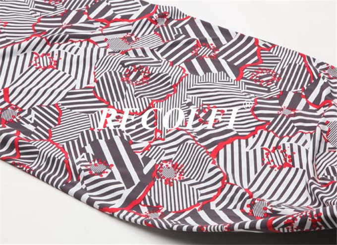 Printing Absorbent Poly Yarn Women'S Activewear Knit Fabric UPF50+