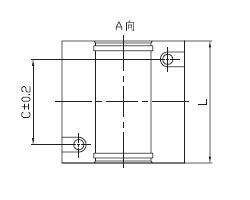 Linear bearings KBA-AJ...B - Shaft Supporting Housing KBA60AJ