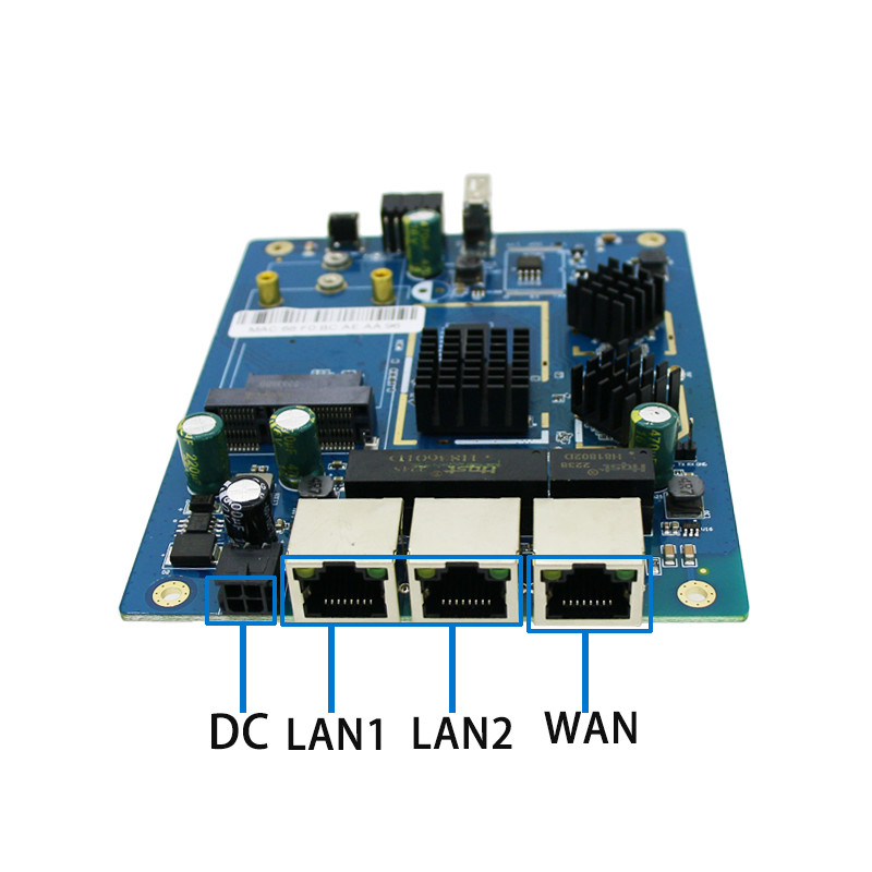 1200Mbps Dual Band Wifi Router PCB MT7621A Chipset For 5G Wifi Router