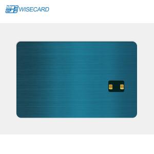 Quality WCT Wisecard Magstripe Metal Business Card Dual Interface Customized Metal Card wholesale
